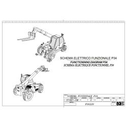 Merlo Turbofarmer (P34.7 – P38.10 PLUS TOP) Service Manual, Mechanic Manual, Hydraulic & Electrical Diagram DE [PDF]